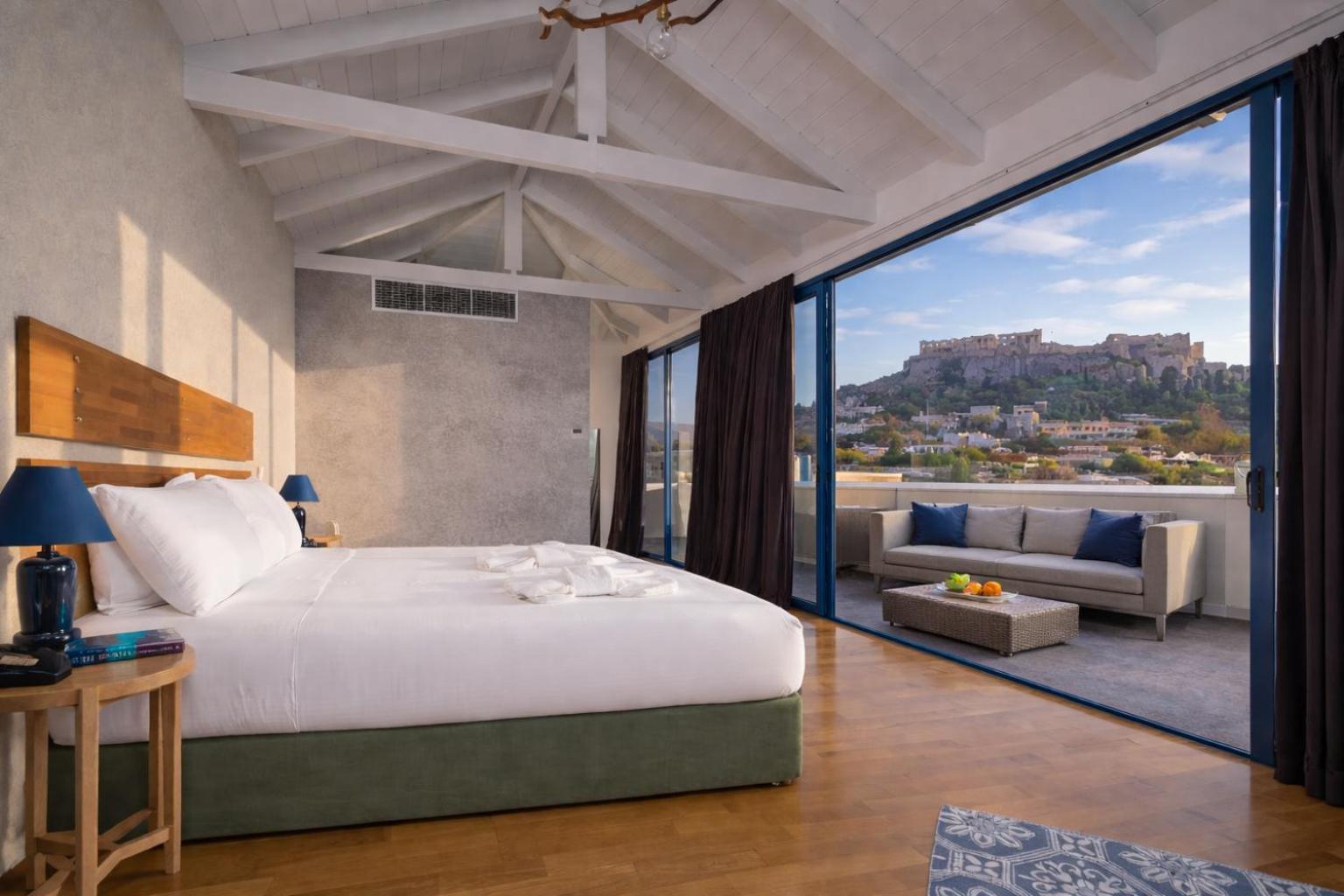 Suite Junior avec Vue Panoramique sur Acropole