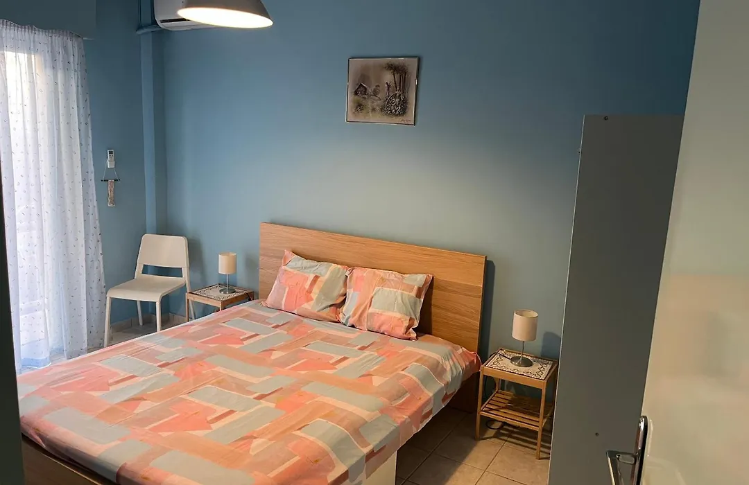 Spacious 2-Bedroom House With Terrace In Attiki Peristeri 80 M2 Quiet Residential Area, Easy Access To Hospitals-1