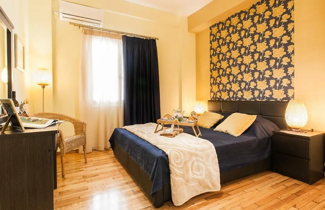 Safe Quiet Rooms In Apartment Close To Metro Station And Walk Acropolis-1