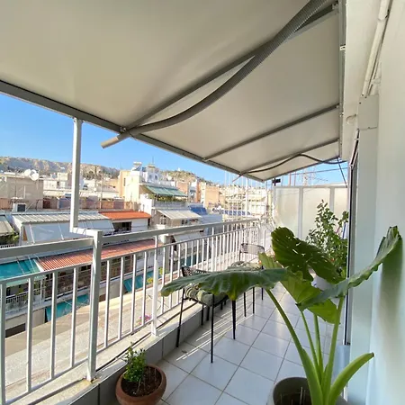 Top Floor Apt With Balcony - Acropolis View & Sunset - Koukaki-2